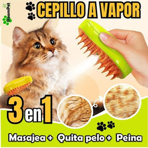 CEPILLO A VAPOR PARA MASCOTAS - Envío Gratis🌟