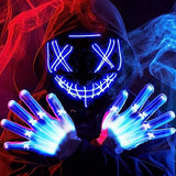 COMBO HALLOWEEN: Mascara Led + Guantes Led